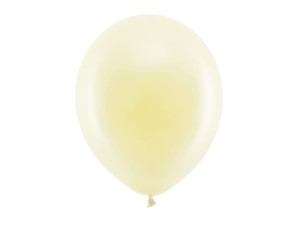 Rainbow Ballons 30cm, pastell, cremefarben (1 VPE / 10 Stk.)