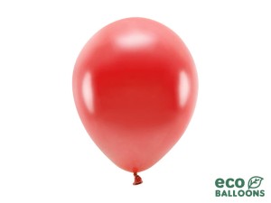Ballons Eco 26 cm, metallisiert, rot (1 VPE / 100 Stk.)