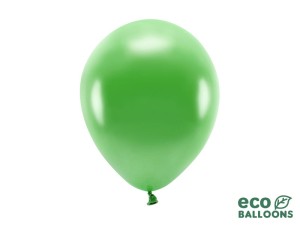 Ballons Eco 26 cm, metallisiert, grasgrün (1 VPE / 100 Stk.)