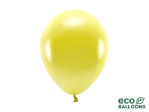 Ballons Eco 26 cm, metallisiert, gelb (1 VPE / 10 Stk.)