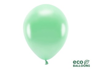 Ballons Eco 30cm, metallisiert, mint (1 VPE / 100 Stk.)