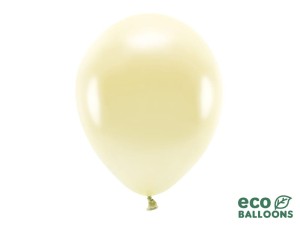 Ballons Eco 30cm, metallisiert, strohgelb (1 VPE / 100 Stk.)