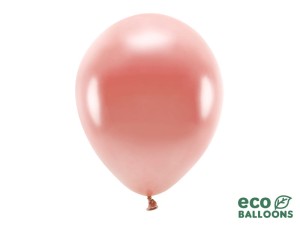 Ballons Eco 30cm, metallisiert, roségold (1 VPE / 100 Stk.)