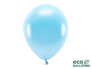 Ballons Eco 30cm, metallisiert, hellblau (1 VPE / 10 Stk.)