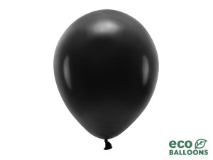 Ballons Eco 30cm, pastell, schwarz (1 VPE / 10 Stk.)