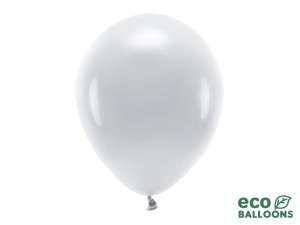 Ballons Eco 30cm, pastell, grau (1 VPE / 10 Stk.)