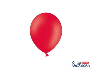 Ballons Strong 12cm, Pastel Poppy Red (1 VPE / 100 Stk.)