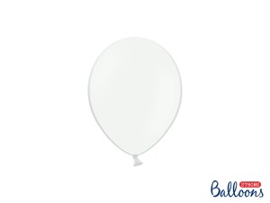 Ballons Strong 12cm, Pastel Pure White (1 VPE / 100 Stk.)