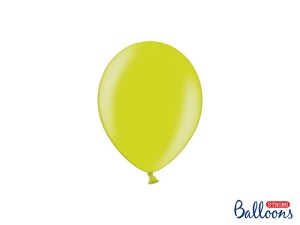 Ballons Strong 12cm, Metallic Lime Green (1 VPE / 100 Stk.)