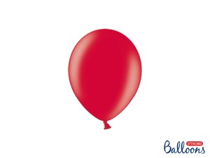 Ballons Strong 12cm, Metallic Poppy Red (1 VPE / 100 Stk.)
