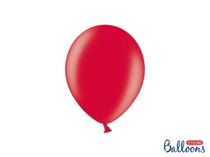 Ballons Strong 23cm, Metallic Poppy Red (1 VPE / 100 Stk.)