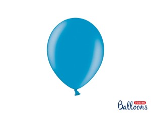 Ballons Strong 23cm, Metallic Caribb. Blue (1 VPE / 100 Stk.)