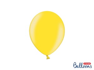 Ballons Strong 23cm, Metallic Lemon Zest (1 VPE / 100 Stk.)