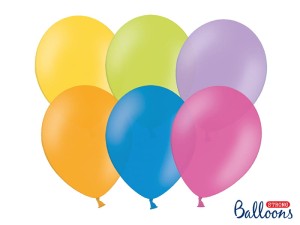 Ballons Strong 27cm, Pastel Mix (1 VPE / 50 Stk.)