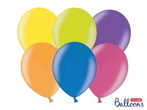 Ballons Strong 27cm, Metallic Mix (1 VPE / 50 Stk.)