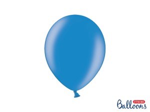 Ballons Strong 27cm, Metallic Corn. Blue (1 VPE / 10 Stk.)