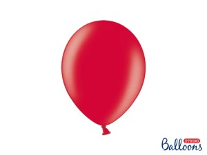 Ballons Strong 27cm, Metallic Poppy Red (1 VPE / 50 Stk.)