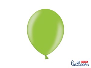 Ballons Strong 27cm, Metallic Bright Green (1 VPE / 100 Stk.)
