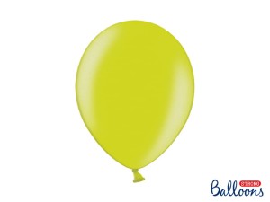 Ballons Strong 30cm, Metallic Lime Green (1 VPE / 100 Stk.)