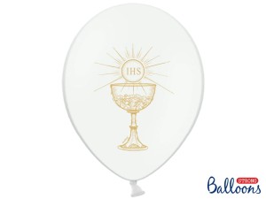 Ballons 30cm, IHS, Pastel Pure White (1 VPE / 50 Stk.)