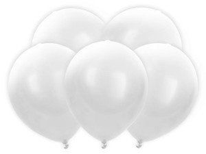 LED-Ballons 30cm, weiß (1 VPE / 5 Stk.)