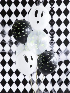 UV-Ballons 27cm, BOO! Mix (1 VPE / 3 Stk.)