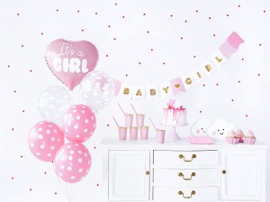 Set mit Partydekorationen - It's a girl