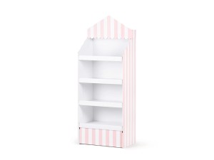 Papierstand, rosa-weiß gestreift