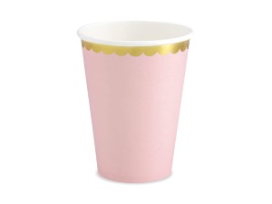 Becher, hellrosa, 220ml (1 VPE / 6 Stk.) (1 Pk. / 6 St.)
