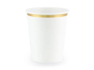 Becher, weiß, 260ml (1 VPE / 6 Stk.)