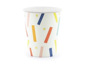 Becher Happy Birthday, Mix, 200ml (1 Pk. / 6 St.)