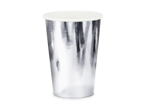 Becher, silber, 220ml (1 VPE / 6 Stk.)