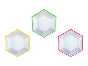 Teller, Mix, holografisch, 20 cm (1 VPE / 6 Stk.)