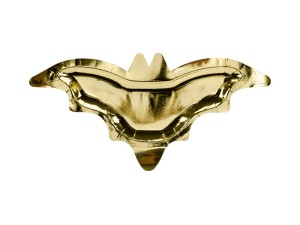 Teller Fledermaus, gold, 37,5x18,5cm (1 VPE / 6 Stk.)