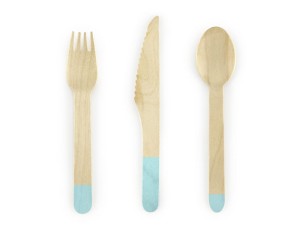 Holzbesteck, mint, 16cm (1 VPE / 18 Stk.)