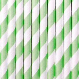 Papierstrohhalme, mint, 19,5cm (1 VPE / 10 Stk.)