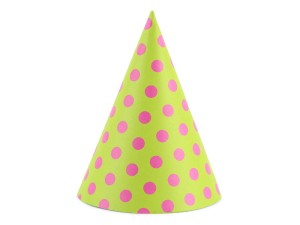 6 Partyhüte - Greenery