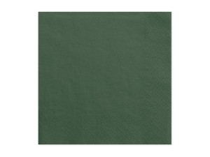 Dreilagige Servietten, blass-grün, 33x33cm (1 VPE / 20 Stk.)