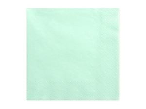 Dreilagige Servietten, mint, 33x33cm (1 VPE / 20 Stk.)