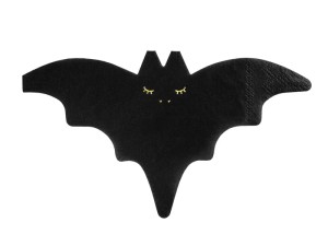 Servietten - Fledermaus, 16x9cm (1 VPE / 20 Stk.)
