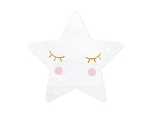 Servietten Little Star - Stern, 16x16cm (1 VPE / 20 Stk.)