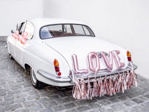 Auto-Dekorationsset - Love, roségold