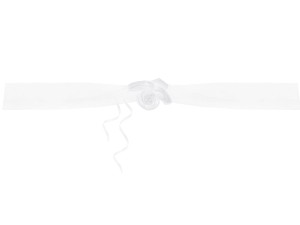 Girlanden aus Organza, weiß, 1,8m (1 VPE / 2 Stk.)