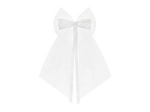 Schleifen mit Schleife, weiß, 18cm (1 VPE / 2 Stk.)