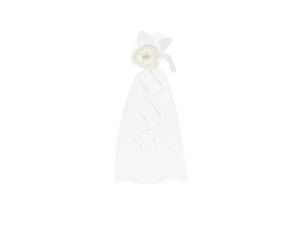 Organza-Sträuße, weiß und creme (1 VPE / 2 Stk.)